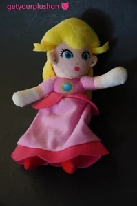 2019 NINTENDO SUPER MARIO BROS. PRINCESS PEACH 7,5" PELUCHE - Foto 1 di 2