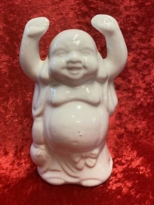 VINTAGE Benihana Happy Buddha White Ceramic Tiki Mug NO STRAW HOLE - Picture 1 of 6