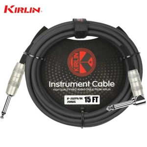 Kirlin 15 FUSS Kabel rechtwinklig Elektro Patchkabel Gitarre + gratis Kabelbinder NEU - Bild 1 von 1