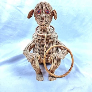 Vintage 1950s Wicker Monkey Purse - Picture 1 of 13