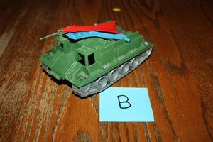 MPC Vintage Army Battlefront Missile-Firing Tank with Silver Tracks B - Marx - Picture 1 of 11