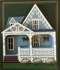 GOTHIC REVIVAL COTTAGE BUFFALO NY ACL01 SHELLA'S ARTIST CHOICE SERIE PROOF - Foto 1 di 3