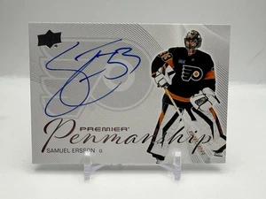 Samuel Ersson 2024-25 Upper Deck Premier Penmanship Auto #PEN-SE - Imagen 1 de 2
