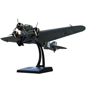 Collectors Diecast Alloy 1/144 Scale WWII Italian Savoia-Marchetti S.81 Model - Picture 1 of 15
