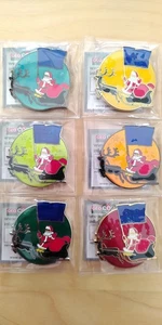 Geocoin Frohe Weihnachten / Weihnachtsmann, Schlitten, Fahne (6 Coins) - Bild 1 von 2