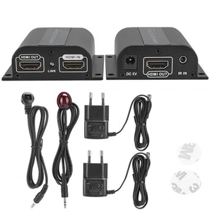 HD To RJ45 Single Net Cable 60M Infrared IR Loop Output Extender LKV372Pro 10 FY - Afbeelding 1 van 15