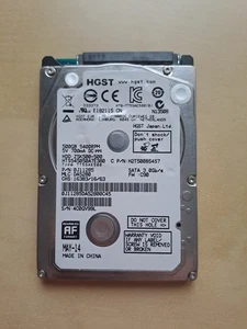 HGST 500 Go – HDD 2.5″ SATA II – 5400 RPM – Disque Interne - Afbeelding 1 van 3