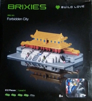 BRIXIES 3D BUILDING BLOCKS 200.181 FORBIDDEN CITY SET 612 PIECES NEW - Image 1 of 3