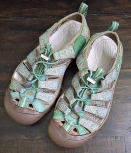 Keen Newport H2 Women's Size 7.5 Green Sport Sandal Pre-Owned - Picture 1 of 13