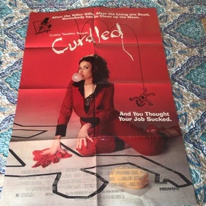 CURDLED Orginal movie poster '96 Quentin Tarantino Film Double Sided - Picture 1 of 13