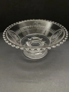 VTG Richard & Harley Glass Cupid And Venus Round Compote Dish - Picture 1 of 10