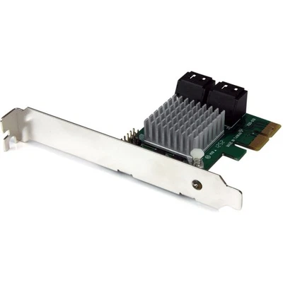 StarTech.com 4 Port PCI Express 2.0 SATA III 6Gbps RAID Controller Card with Hyp - Image 1 of 4
