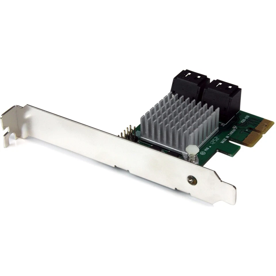 StarTech.com 4 Port PCI Express 2.0 SATA III 6Gbps RAID Controller Card with Hyp - Image 1 of 4