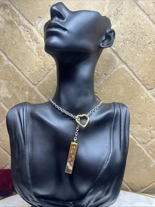 BGE Sterling Silver 925 Footprints in the Sand Jesus Heart Pendant Necklace 18” - Picture 1 of 12