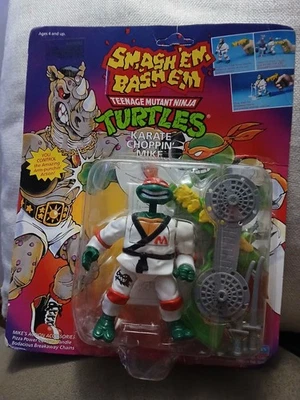 TMNT Smash 'Em Bash 'Em Karate Choppin' Mike Ninja Turtles 1992 Michaelangelo  Foto 1 de 4