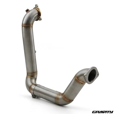 TUBO SCARICO 3" DECAT DOWNPIPE DE CAT INOX PER MERCEDES A35 AMG W177 2018+ - Immagine 1 di 4