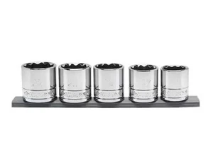 Husky 1/2 in. Drive Metric Large Socket Set (5-Piece) - Picture 1 of 6