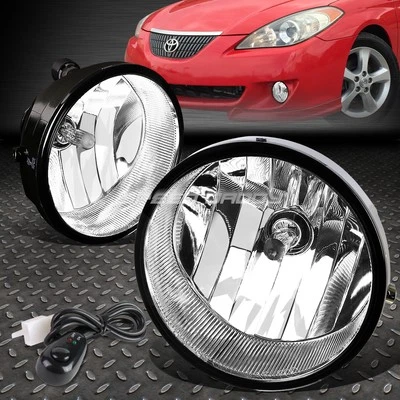 适用于 05-12 丰田 TACOMA 07-14 TUNDRA 透明镜片 BUMPER FOG LIGHT LAMPS 带 SWITCH — 第 1/4 张图片