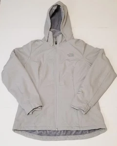 North Face Jacket Womens Large Full Zip Gray Rain Coat Shelbe Raschel Windwall - Picture 1 of 11