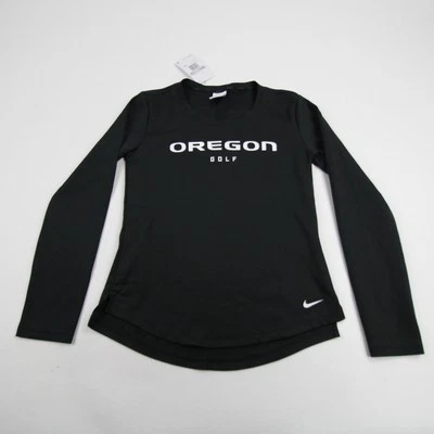 Oregon Ducks Nike Therma-FIT Long Sleeve Shirt Women's Black Used - Image 1 of 4
