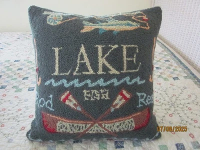 "LAKE" Pillow Cover - Image 1 of 4
