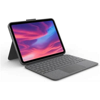 Custodia con tastiera Logitech combo touch per    iPad 10a e 11a generazione - Immagine 1 di 4