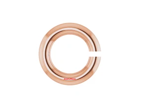 5mm OD 3.3mm ID SÓLIDO 18k ROSA ROSA Oro calibre 20ga ABIERTO Anillo de Salto HECHO EN EE. UU. - Imagen 1 de 2