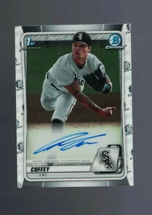 2020 Adisyn Coffey AUTO 1st Prospect Bowman Draft Chrome #CDA-AC White Sox - Image 1 of 1