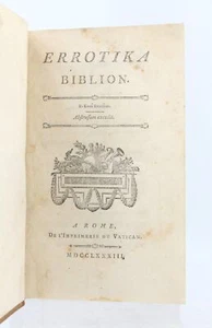 MIRABEAU Errotika Biblion EDITION ORIGINALE Relié 1783 - Picture 1 of 1