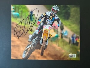 Ricky Carmichael Rare autographed signed AMA MOTO X 8x10 photo Beckett BAS coa - Picture 1 of 1