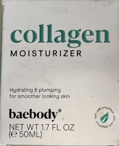 Baebody Collagen MOISTURIZER Hydrating & Plumping Smoother Looking Skin 1.7fl Oz - Picture 1 of 3