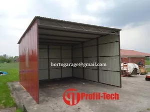 Blechgarage Metallgarage Lagerraum Blechhalle Lager Stahlkonstruktion Halle* - Bild 1 von 5