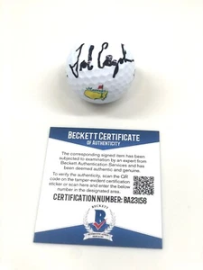 Fred Couples Hand Signed Masters Augusta Golf Ball PGA Golf Beckett BAS #1 - Picture 1 of 2