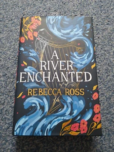 A RIVER ENCHANTED REBECCA ROSS HARPER 2021 ILLUMICRATE 1ST E VG SIGNED HB DJ - Bild 1 von 5