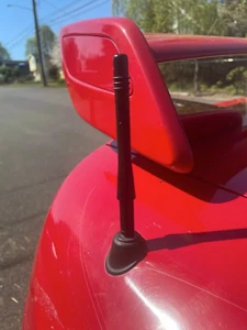 4" Short Black Aluminum Antenna Mast Radio AM/FM for Chevrolet Cobalt 2005-2010 - Picture 1 of 24