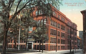 PROVIDENCE, RI Rhode Island   TECHNICAL HIGH SCHOOL    1909 Postcard - Picture 1 of 2