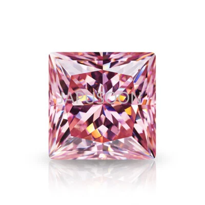 1~6ct VVS1 Pink Princess Excellent brilliant Cut Moissanite Loose Gemstones &GRA - Image 1 of 4
