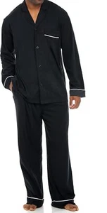 Alexander Del Rossa Cotton Pajamas for Men Set, Knit PJ Mens Pajamas Set, Pijama - Picture 1 of 9
