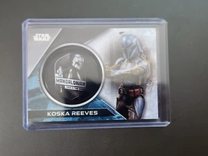 Tarjeta botón Topps Mandalorian 2021 Koska Reeves #MC-KTW - Imagen 1 de 2