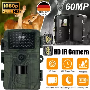 Wildkamera WLAN 4K 60MP Wildtierkamera Mit Bewegungsmelder Jagdkamera Nachtsicht - Bild 1 von 14