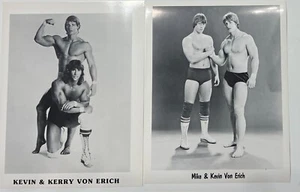 SET Kevin & Kerry / Mike & Kevin Von Erich 8x10 Wrestling Photo *Adkisson Family - Picture 1 of 3