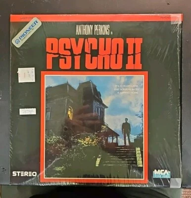 Psycho II Laserdisc LD EX/NM MCA Anthony Perkins Norman Bates HORROR - Image 1 of 4