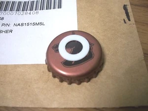 Teflon Washer Insulator P/N NAS1515M5L NSN 5970-00-702-8408 .562" O.D. - Picture 1 of 3