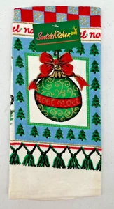 Barth & Dreyfus Santa's Kitchen Multicolor Noel Ornament Baumwolle Küchentuch - Bild 1 von 7