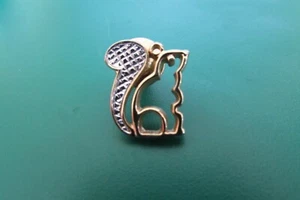 VINTAGE goldtone AVON squirrel tac hat stick pin broach brooch - about 3/4" - Picture 1 of 4