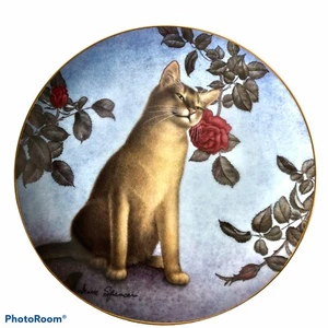 The Cheek Of Araby From Cats And Flowers Collection Irene Spencer 1989 Ltd 8” - Picture 1 of 2