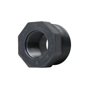 1-1/4 " x 3/4 " Threaded x Threaded PVC Bushing SCH 80 -8213578 - Picture 1 of 2