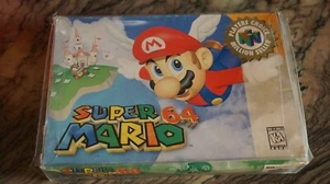 Super Mario 64 Nintendo 64 N64 1996 CIB Complete with plastic hard cover - Picture 1 of 12