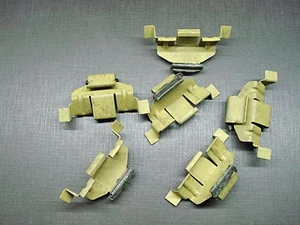  6 pcs NORS front windshield moulding clips 1965 1966 Ford C5AZ-7603178-A.  - Picture 1 of 6