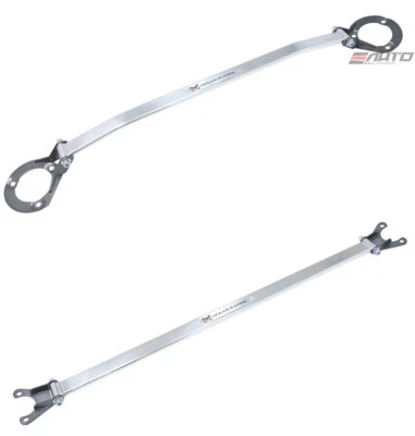 Soporte de barra de torre de puntal delantero + trasero MEGAN para BMW E36 323 325 328 M3 6 cilindros *no ASC* Foto 1 de 4